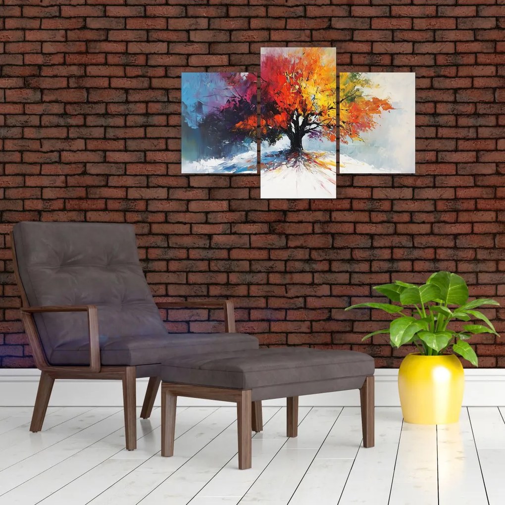 Kép - Színes fa (90x60 cm)