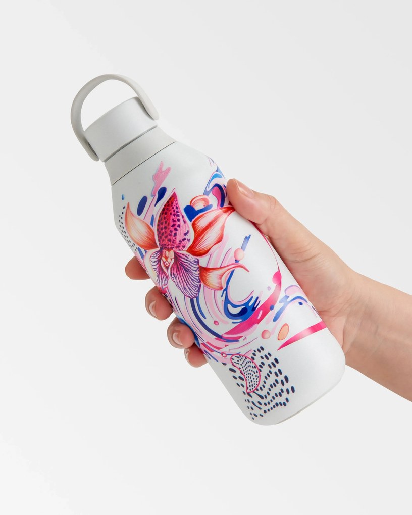 Termoszpalack Chilly's Bottles - Urban Murals, Orchid 500ml, Studio/Series 2 edition