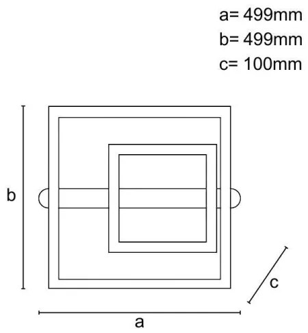 LED dimmelhető mennyezeti lámpatest LED/95W/230V 3000-6500K + távirányító