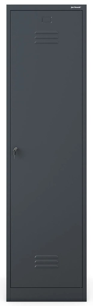 AGNES fém takarítószekrény, 500 x 1850 x 500 mm, antracit