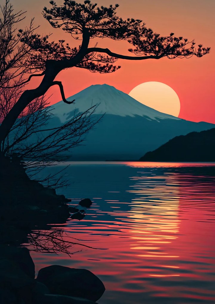 Poszter 21x29,7cm Hegy este