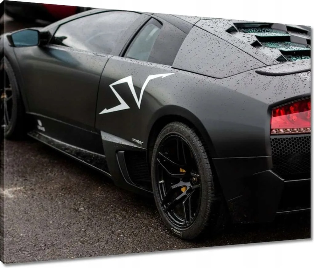 Vászonkép 80x60 Fekete autó