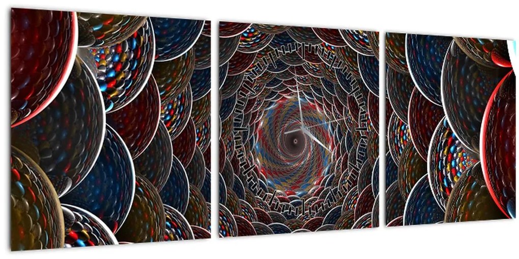 Kép - Vortex (órával) (90x30 cm)