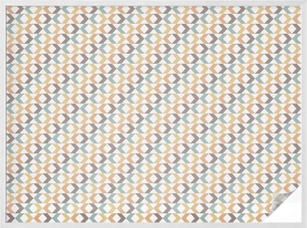 Öntapadós ablakfólia adatvédelem Geometrikus rombuszok 200x146