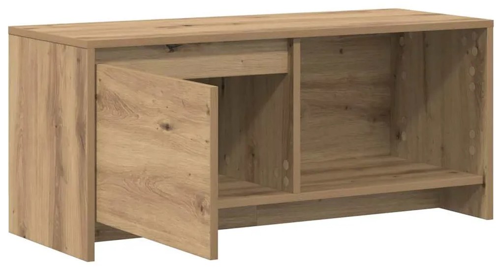 TV állvány kézműves tölgy 90 x 35 x 40 cm Faanyag