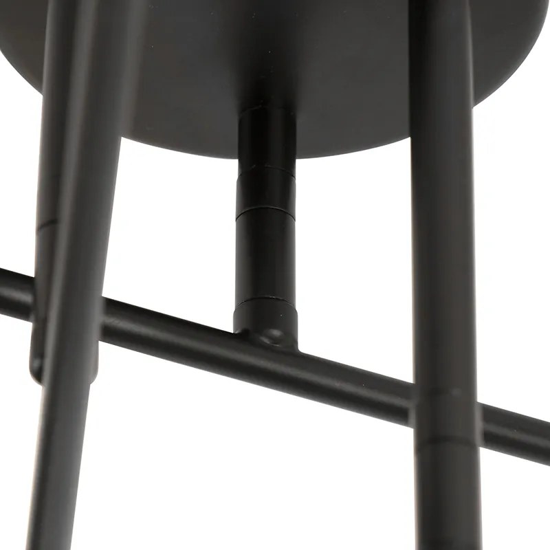 Okos mennyezeti lámpa fekete arannyal 6 lámpás, Wi-Fivel G95 - Sydney