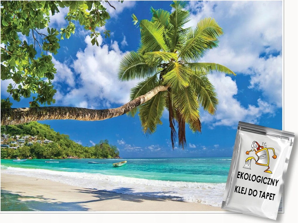 Fotótapéta Tengerpart Pálmafák Óceán Hálószoba Nappali Fali Tapéta 400x280