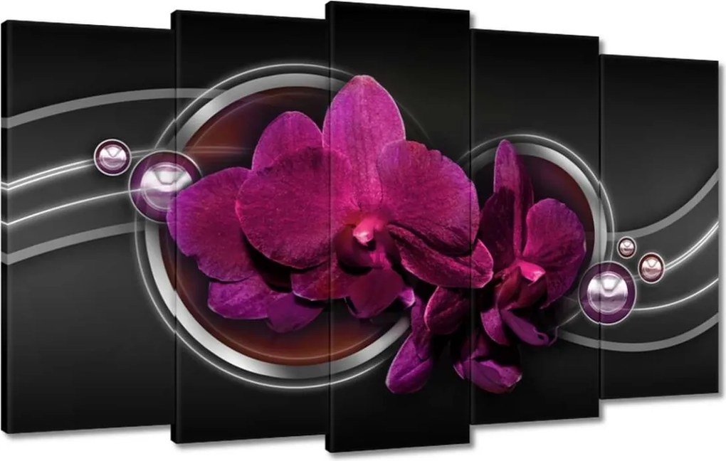 Vászonkép 100x60 Orchidea Virág Virágok