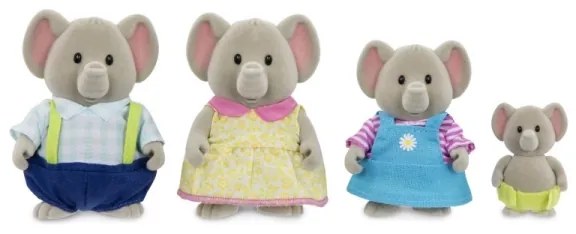 Li'l Woodzeez - Figurakészlet OLIPHANT elefántcsalád