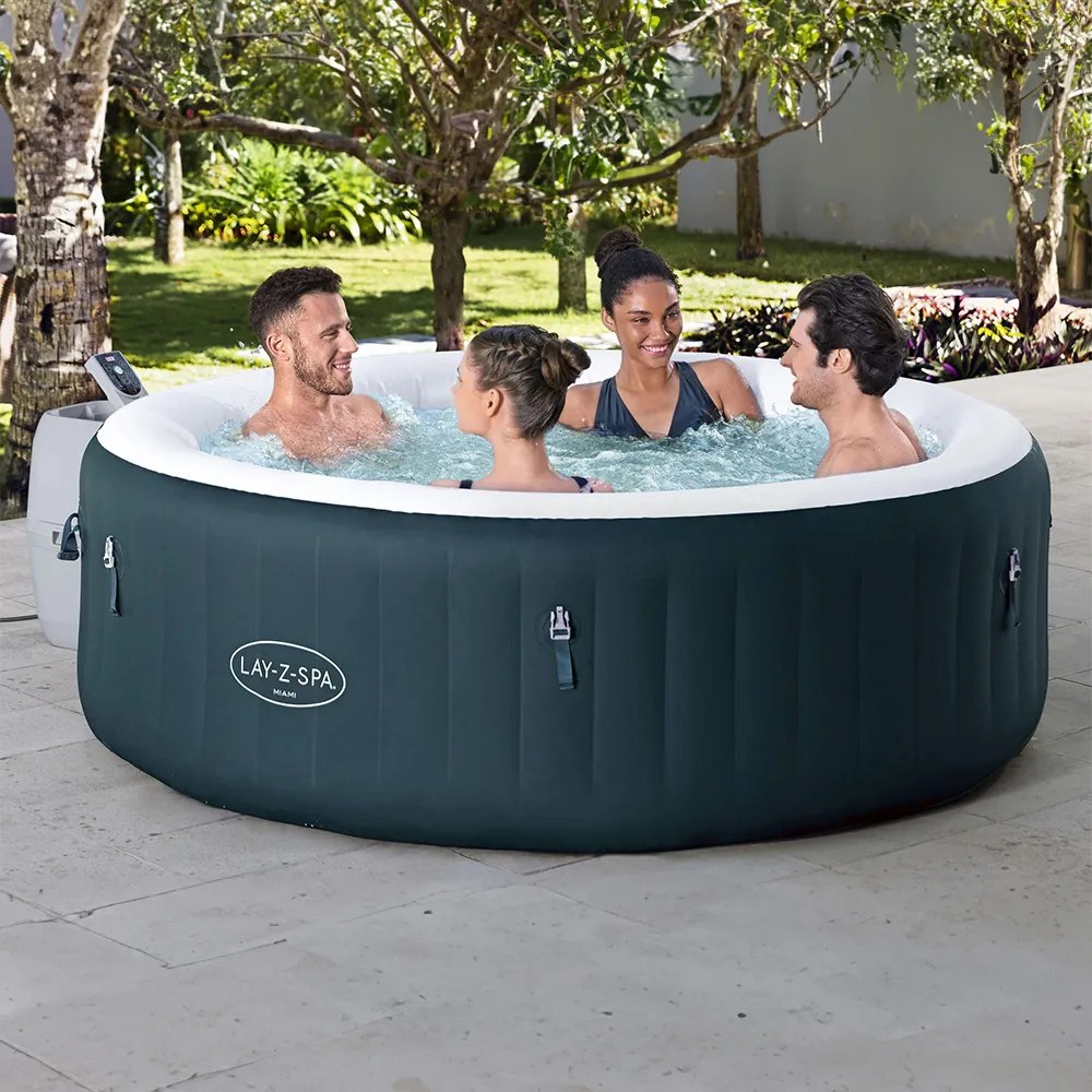 Lay-Z-Spa Miami Airjet EnergySense masszázsmedence 196 x 66 cm 2025