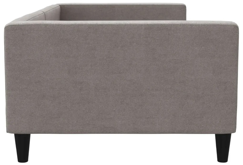 tópszínű szövet kanapéágy 100 x 200 cm