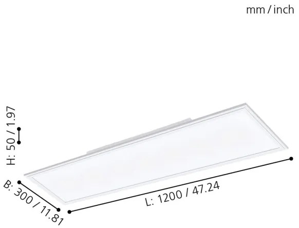 Eglo 98205 - LED Szabályozható panel SALOBRENA-A LED/30W/230V + távirányító