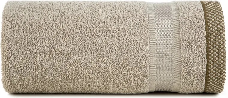 Abbie törölköző 50x90 bézs színű 500 g/m2 frottír pamut