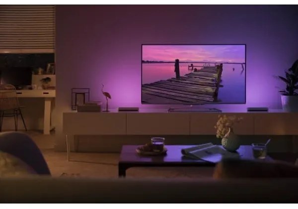Philips - 2x LED RGB állítható asztali lámpa Hue AMBIANCE LED/6W/230V fehér