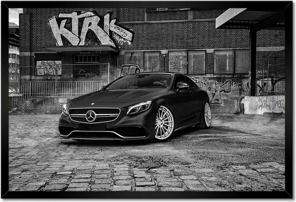 Poszterek keretben 60x40 Mercedes sportautó
