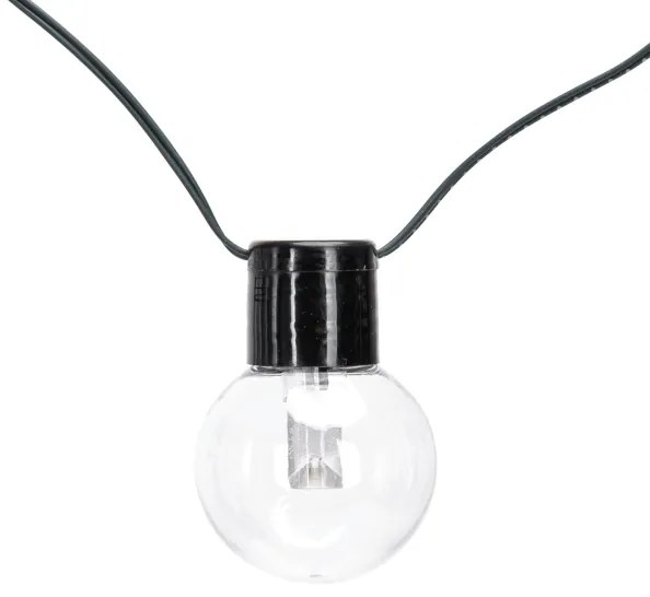 Aigostar - LED napelemes karácsonyi fényfüzér 20 LED, 8 funkció, 11,5 m, IP65, s