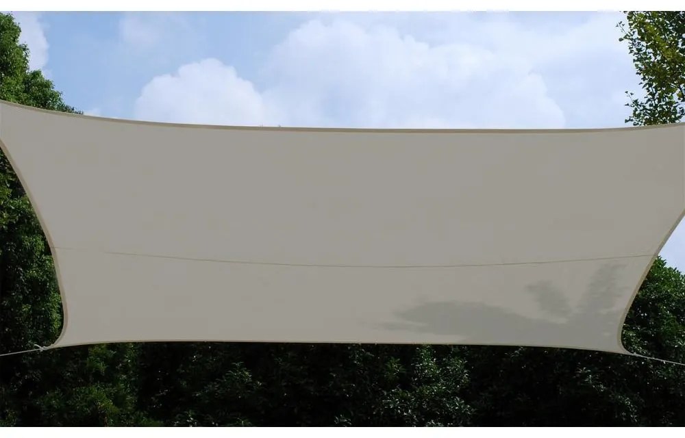 Bézs napvitorla 360x360 cm - Rojaplast