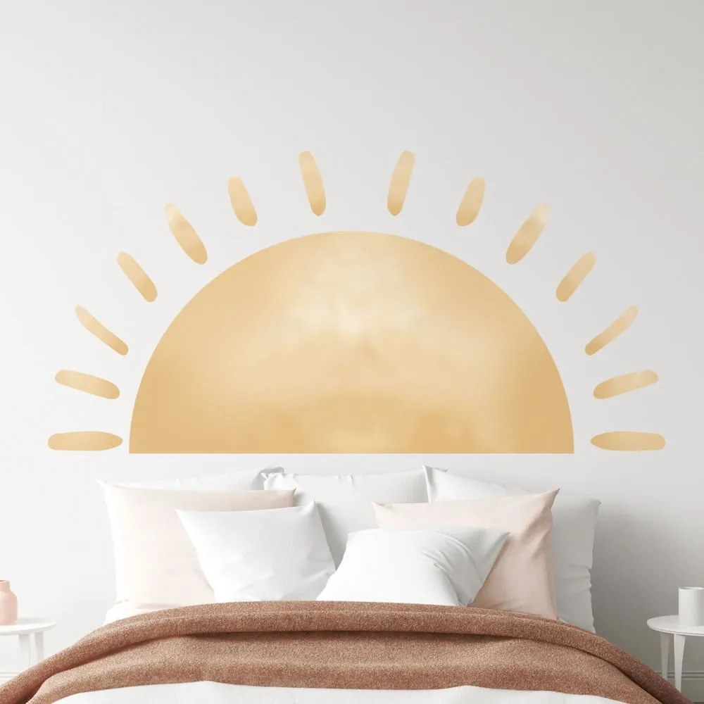 Gyerek falmatrica 155x75 cm Watercolor Sun – Ambiance