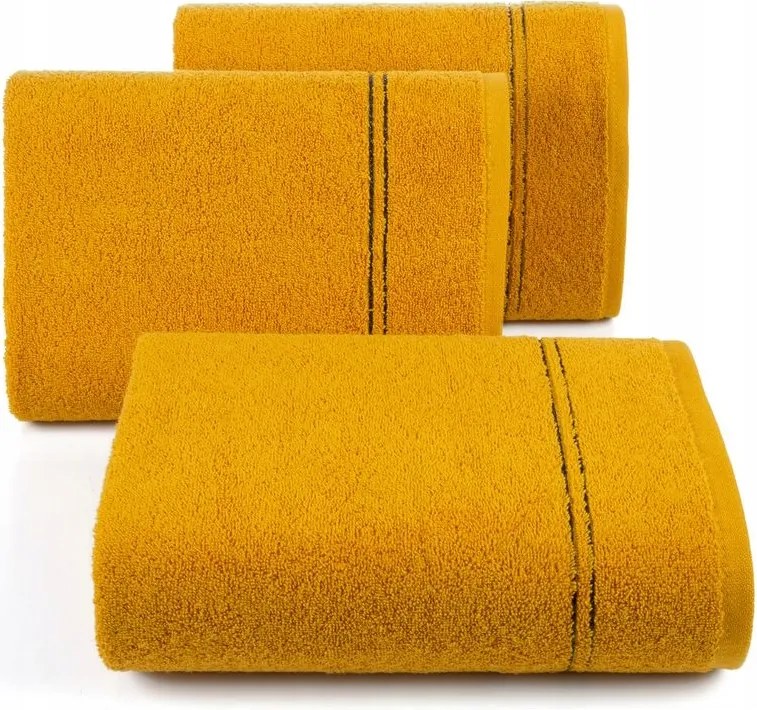 Törölköző 30X50 CM Mustársárga