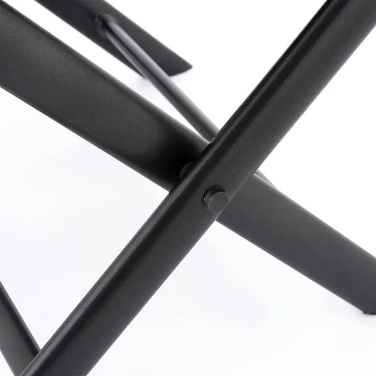 GARTHEN Kerti szék sámli fekete