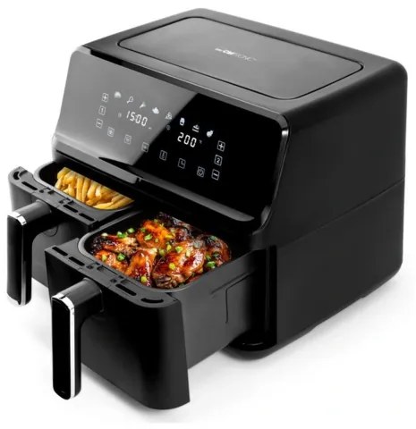Clatronic FR 3804 H dupla forrólevegős fritőz , 8l