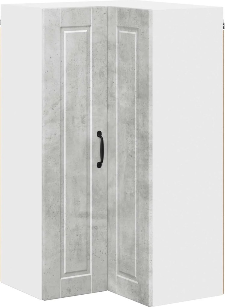 vidaXL Konyhaszekrény polcokkal Beton Szürke 57 x 57 x 100 cm Faanyag