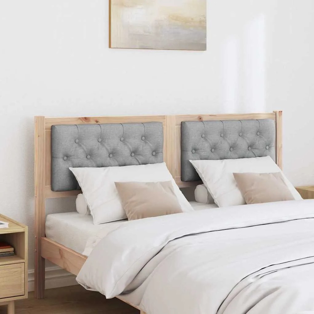 Fejtámla Egyéb Barna és világosszürke 140 cm Tömör fenyőfa