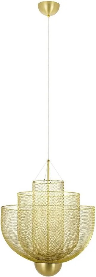 KING HOME MD8167-L ILLUSION Glamour Függesztett Lámpa Arany LED IP20