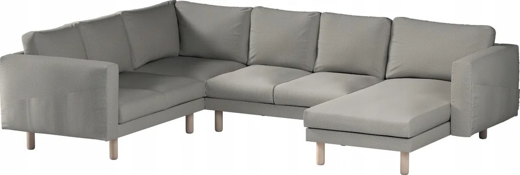 Dekoria Norsborg 5 személyes kanapé huzat Ikea szürke