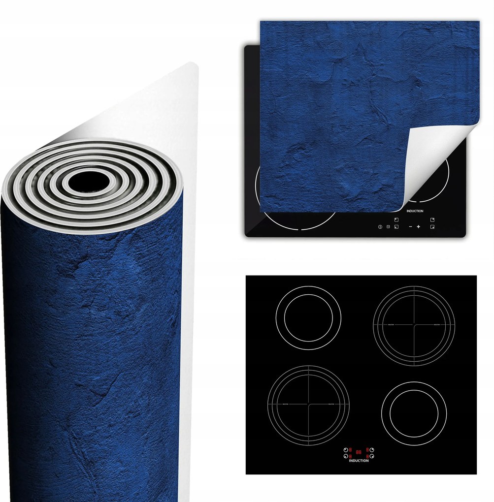 Tűzhelyvédő Szőnyeg Több Helyet Biztosít 60x52 kék pala