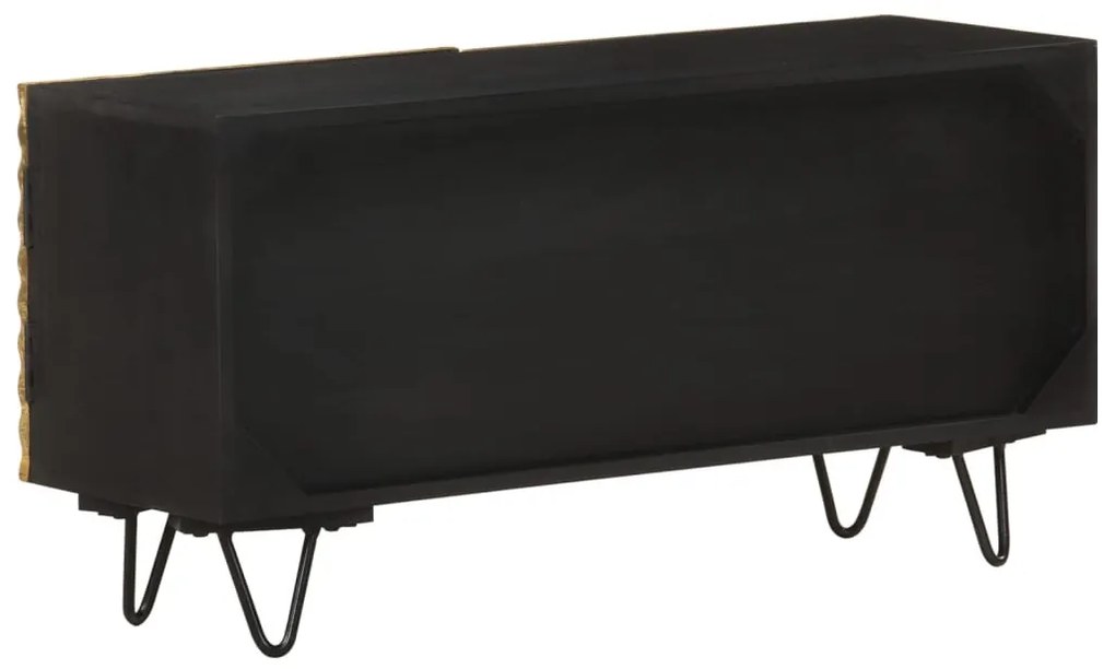 tömör mangófa TV-szekrény 90 x 30 x 45 cm