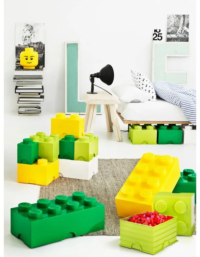 Fehér négyszögletes tárolódoboz - LEGO®