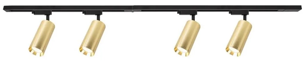 Spotlámpa sínrendszerrel MICA 4xGU10/10W/230V arany/fekete
