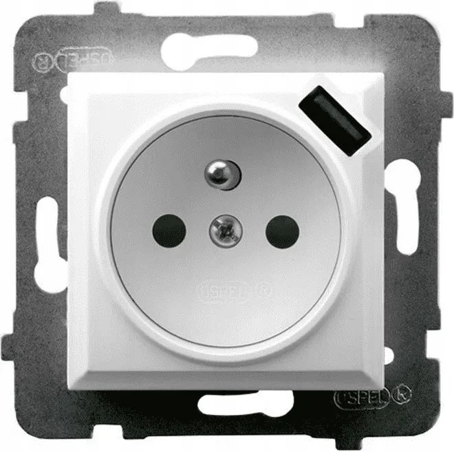 Elektromos aljzat, Usb fali Ospel fehér