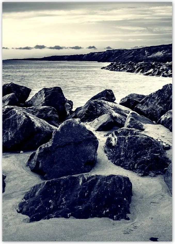 Poszterek A4 Pion Régi fotó Tenger