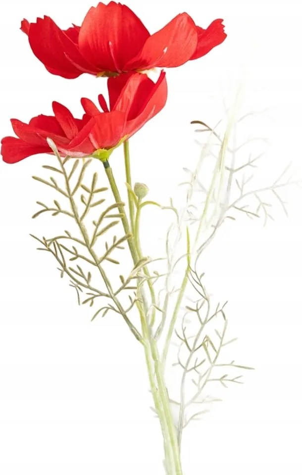 Emra műág pipacs piros 76 cm Homla