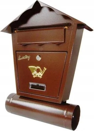 Postaláda SD2T Tubussal, Barna