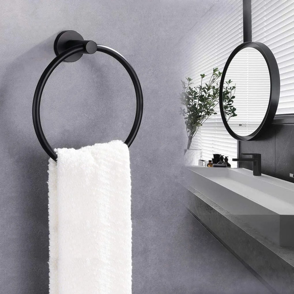 Fürdőszoba fogas Black 332915A MIST 05