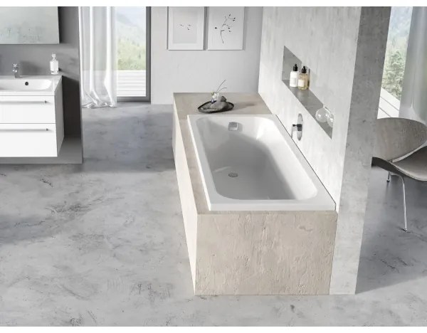 Ravak C731000000 - CHROME fürdőkád 160x70 cm akril/fehér