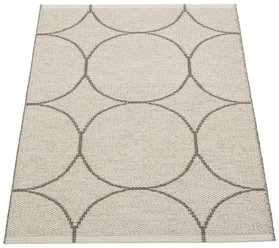 Sötétszürke kültéri-beltéri szőnyeg 70x100 cm Boo Charcoal Linen – Pappelina