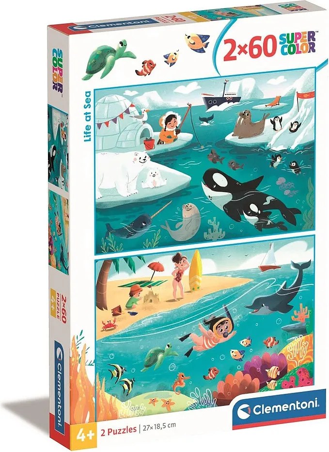 Élet a tengeren Noli 2x60 db-os puzzle Clementoni