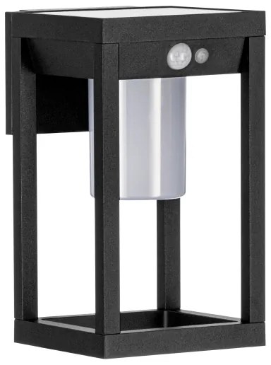 Eglo 900804 - LED napelemes fali lámpa MARTANO 3,7W/3,7V IP44 érzékelővel