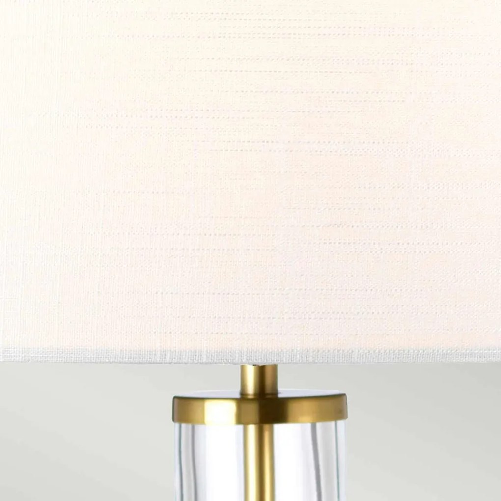 Elstead Lighting Orb ORB-CLEAR-AB-WHT Asztali lámpa 1x60W/E27