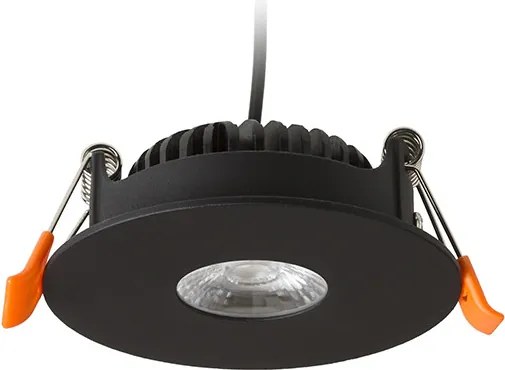 RENDL SPRAY 9 süllyesztett lámpa fekete 230V LED 7W 24° 3000K