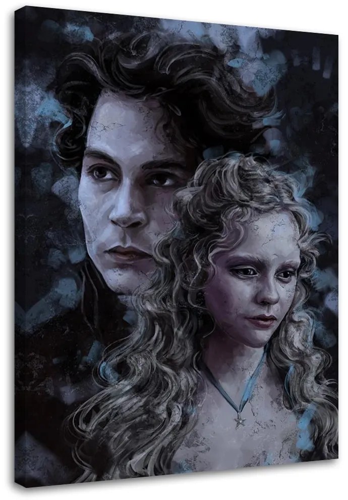 Gario Vászonkép Johnny Depp, Az Álmosvölgy legendája - Dmitry Belov Méret: 80 x 120 cm