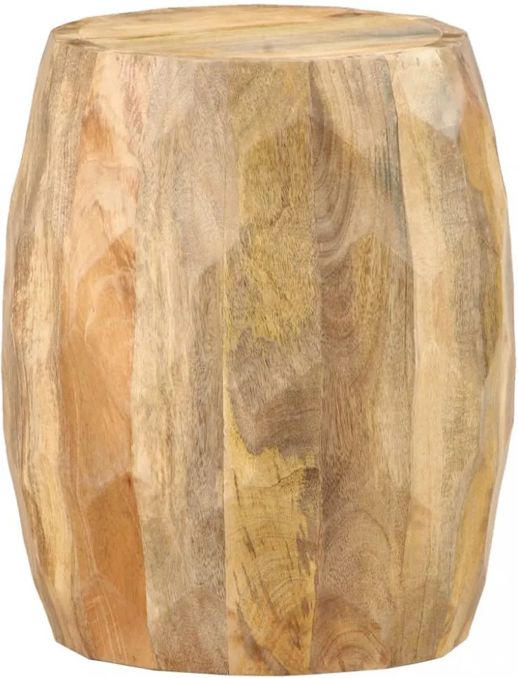 vidaXL dob formájú tömör mangófa ülőke