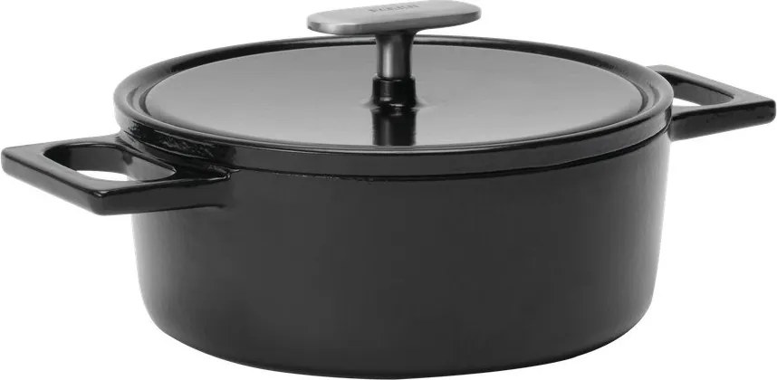 Indukciós tűzhelyhez alkalmas öntöttvas lábas fedővel 2 l Mattia 3.0 – FABINI