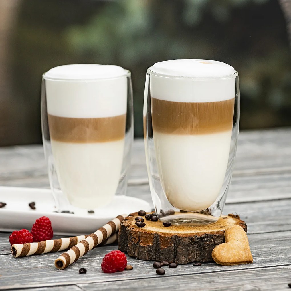 4Home Hot&Cool Thermo latté pohár 410 ml, 2 db