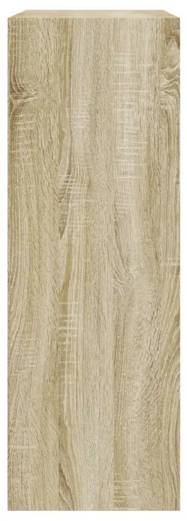 sonoma tölgy színű szerelt fa cipőszekrény 80 x 34 x 96,5 cm