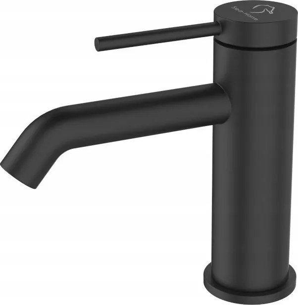 Álló mosdó csaptelep alacsony Ove stick fekete